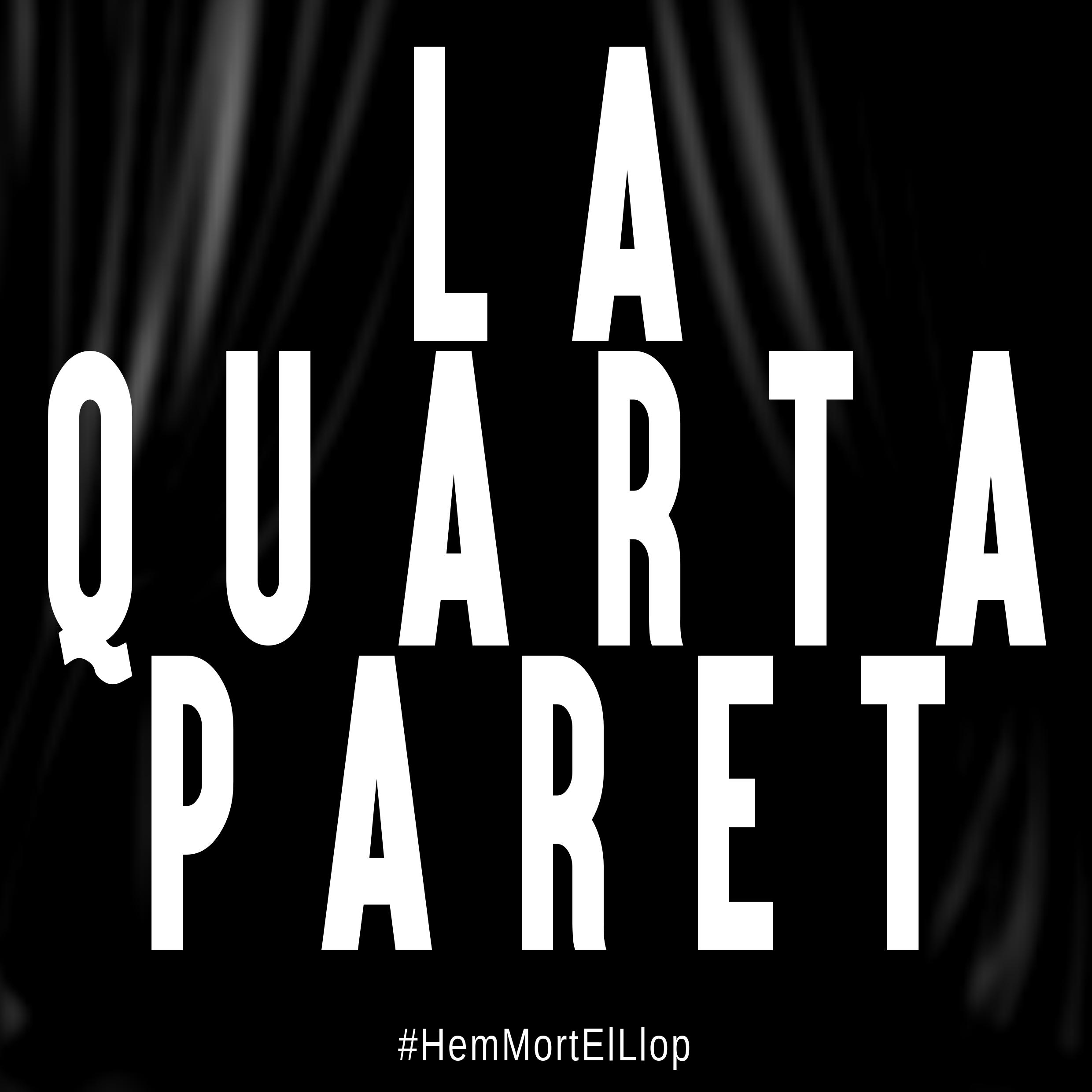 Fotografía de la portada de La Quarta Paret
